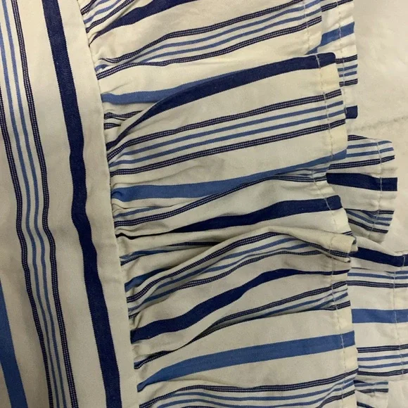 Ralph Lauren Vintage Blue Striped Pillow Shams - Picture 3 of 3